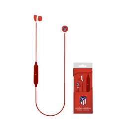 Bluetooth urheilukuulokkeet mikrofonilla Atlético Madrid Punainen