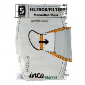 Mask Filters Market PM2.5 Inca Lasten (5 pcs)