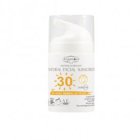 Sonnenschutzcreme für das Gesicht Natural & Organic Arganour Organic Spf 30 50 ml