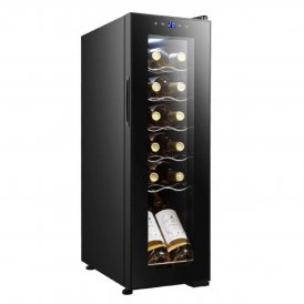 Cecotec Viiniteline GrandSommelier 1250 CoolCrystal Musta