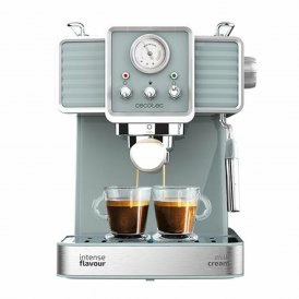 Cecotec Manuaalinen pikakahvinkeitin Power Espresso 20 Tradizionale 1, 5 L Turkoosi Ruostumaton teräs