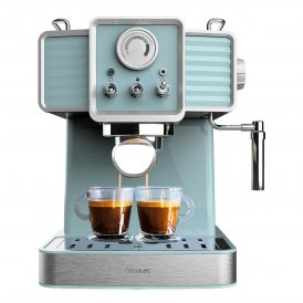 Cecotec Vanhanaikainen Italialainen Mokkapannu Power Espresso 20 Light sininen Ruostumaton teräs 1, 5 L Sininen