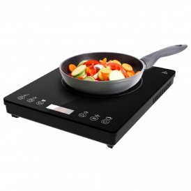 Cecotec Induktiolevy Full Magma Slim 2000 W Musta Lasi