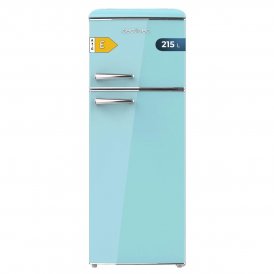 Cecotec yhdistelmäjääkaappi retro sininen 215 L Bolero CoolMarket 2D Origin E