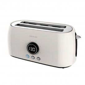 Cecotec Leivänpaahdin ClassicToast 15000 beige Extra Double 1500 W 1250 Sininen Ruostumaton teräs