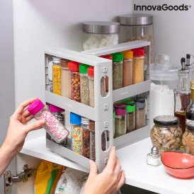 InnovaGoods Liukuva ja kääntyvä maustejärjestelijä Rispick Harmaa