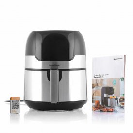 InnovaGoods Airfryer Musta 1400 W 3, 5 L Ruostumaton teräs (Kunnostetut Tuotteet B)