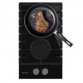 Cecotec Kaasukäyttöinen keittolevy Bolero Squad G 2200F 5250 W 29 x 50 cm Musta Lasi