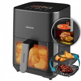 Cecotec Airfryer Cecofry&Grill Duoheat 4000 Musta Metalli