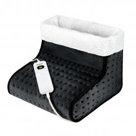 Cecotec Calientapiés HeatConfort Musta ja Harmaa 100 W Unisex Automaattinen Sammutus Polyesteri