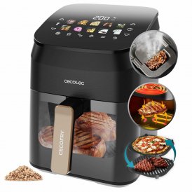 Cecotec Airfryer Smokin' 4500 1900 W Musta 4, 5 L Ruostumaton teräs