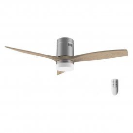 Cecotec Kattotuuletin valolla EnergySilence Aero 5600 Classic Steel 40 W Hopeinen Metalli
