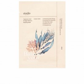 Kosteuttava naamio Ondo Beauty 36.5 HYALURONIC ACID & ALGAE MOISTURE 25 ml Hyaluronihappo Merilevä