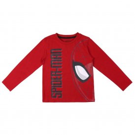 Lasten pitkähihainen T-paita Spiderman Punainen