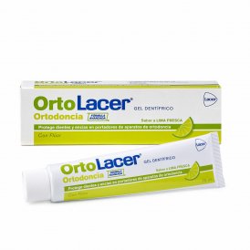 Hammastahna Lacer Ortolacer 75 ml Lime väri