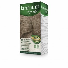 Farmatint Permanent Hårfarge Farmatint 380236 8c-Rubio Claro Ceniza Nº 8c-Rubio Claro Ceniza Gel (5 enheter)