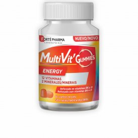 Forté Pharma Ravintolisä Multivit Energy Purutabletit 60 osaa Oranssi
