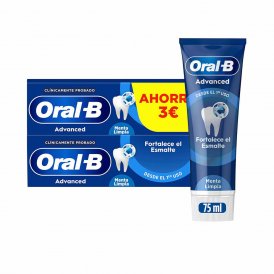 Hammaskiillettä vahvistava hammastahna Oral-B ADVANCED 75 ml 2 osaa