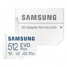 Micro-SD-Muistikortti Adapterilla Samsung MB-MC512KAEU 512 GB UHS-I 130 MB/s