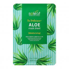 Kosteuttaja Kasvonaamio So Delicious Soleaf Aloe vera (25 g)