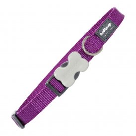 Koiran kaulapanta punainen Dingo Sileä Purppura (1, 5 x 24-36 cm)