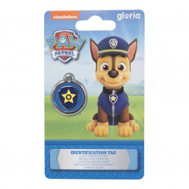 The Paw Patrol Kauluksen tunnistuskilpi Chase 12 Ruostumaton teräs