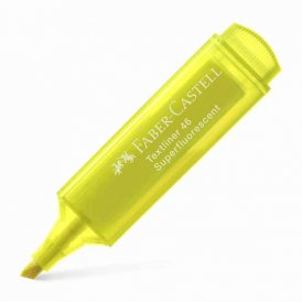 Fluoresentti tussi Faber-Castell Keltainen Fluoresoiva 1 mm (Kunnostetut Tuotteet A+)