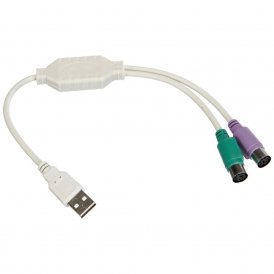USB-Kaapeli AK-AD-15 Valkoinen PS2 (Kunnostetut Tuotteet A+)