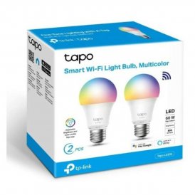 Älykäs Polttimo LED TP-Link TAPO L530E(2-PACK) Wifi 8,7 W E27 60 W 2500K - 6500K Valkoinen metalli (2 uds)