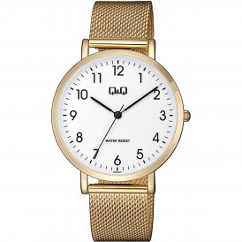 Q&Q Miesten rannekellot STANDARD (Ø 40 mm) Kulta Ruostumaton teräs