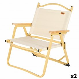 Inklapbare campingstoel Aktive Sabana 47 x 62 x 42 cm (2 Stuks)