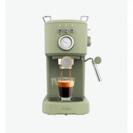 Cecotec Espressobryggare Power Espresso 20 Retro 1100 W bar 1, 25 L Grön rostfritt stål