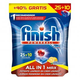 Finish Alt-i-Ett Sitronoppvasktabletter (35 vask)