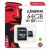 Micro-SD-Muistikortti Adapterilla Kingston SDCS2/128GB exFAT 128 GB