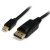 Mini-DisplayPort-Kabel zu DisplayPort Startech MDP2DPMM2M (2 m) 4K Ultra HD Schwarz