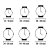 Horloge Uniseks Chronotech CT7018M-04 (Ø 33 mm)