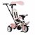 Smoby Kolmipyörä Paseo para bebés Pinkki Vaaleanpunainen Muovi