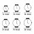 Juicy Couture Naisten rannekellot JC1264RGGN (Ø 38 mm) Vihreä Metalli