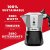 Bialetti Vanhanaikainen Italialainen Mokkapannu BRIKKA Musta Alumiini 2 Puodeliai