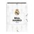 Kansio Real Madrid C.F. Musta Valkoinen A4 (26 x 33.5 x 2.5 cm)
