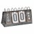 DKD Home Decor Pöytäkalenteri Valkoinen Musta 34 x 13 21 cm Metalli