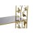 Planken DKD Home Decor 8424001777112 Kristal Gouden Metaal 6 Planken (60 x 29,5 x 170 cm)