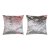 Kissen DKD Home Decor ‎S3013338 Grau Rosa Polyester Aluminium Fugl Orientalisch (45 x 10 x 42 cm) (2 Stück)