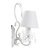 Deckenlampe DKD Home Decor Weiß Durchsichtig Polyester Acryl Metall 220 V 25W (32 x 21 x 42 cm)