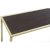 Sivupöytä DKD Home Decor Musta Kullattu Metalli Puu MDF (90 x 25 x 75 cm)