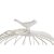 Häkki DKD Home Decor Metalli Valkoinen Linnut Shabby Chic (23,5 x 23,5 x 40 cm) (3 osaa)