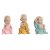 DKD Home Decor Koristehahmo Sininen Pinkki Keltainen Hartsi Munkki (8 x 5, 5 12, 7 cm) (3 osaa)