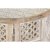 Sidebord DKD Home Decor Hvit Brun Treverk av mangotre 53 x 53 x 53 cm