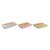 DKD Home Decor Juustolautanen Bambu Ruostumaton teräs 33, 5 x 24 2 cm (3 osaa) Sininen