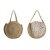 Naisten Käsilaukku DKD Home Decor Musta Beige Luonnollinen 36 x 12 x 36 cm (2 osaa)